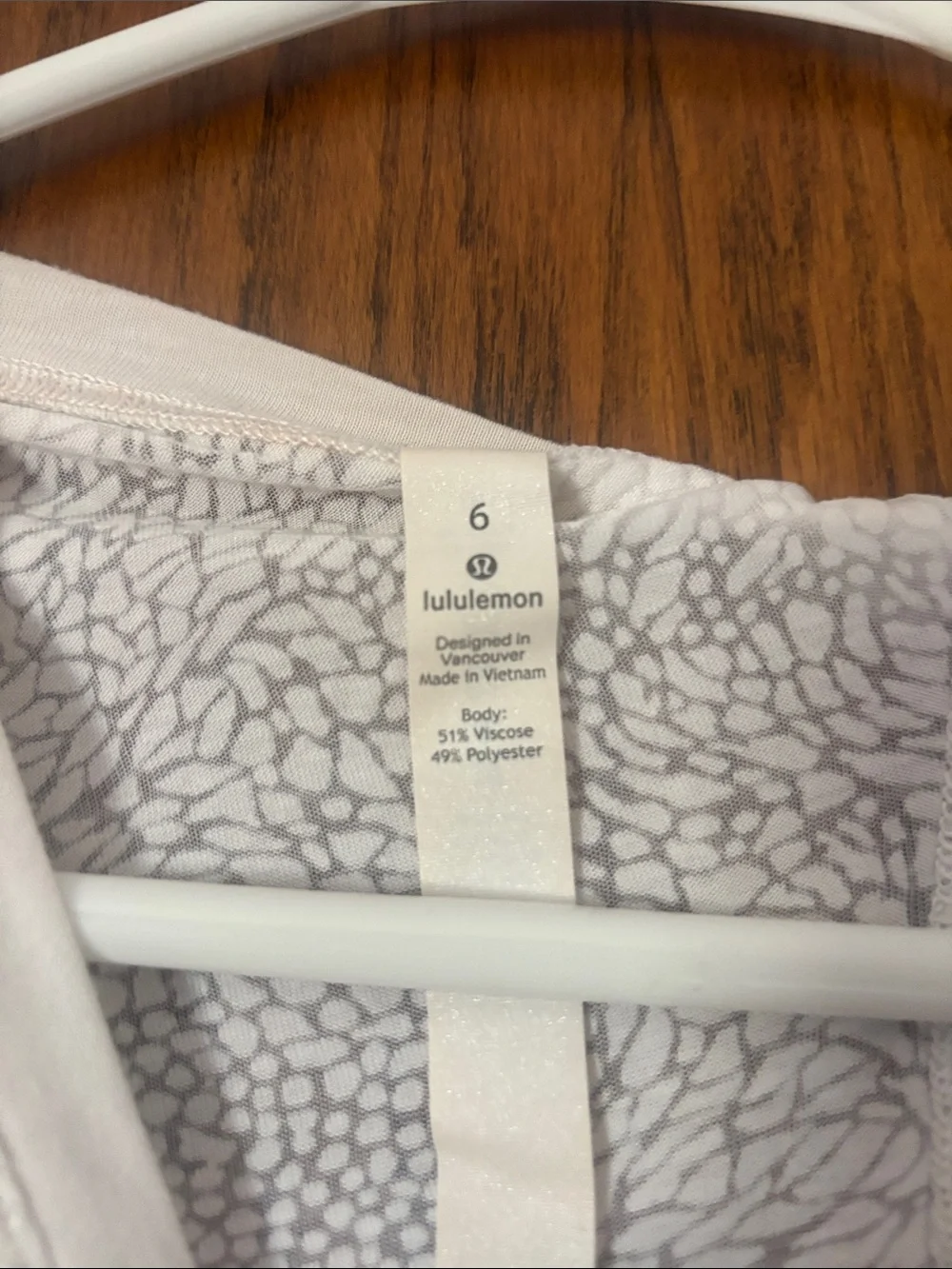 lululemon athletica White Textured Sleeveless Tank